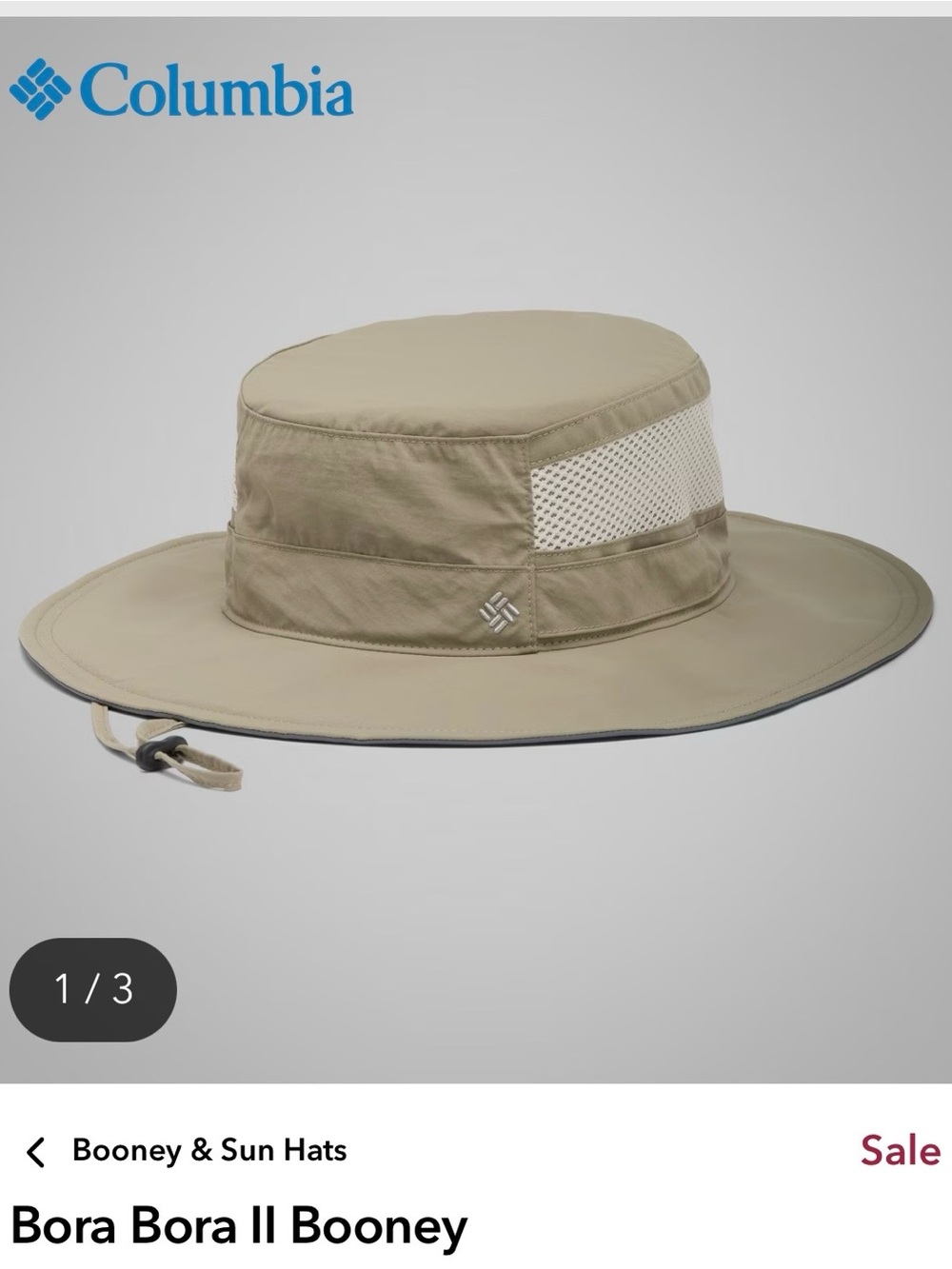 Columbia Bora Bora II Booney hat